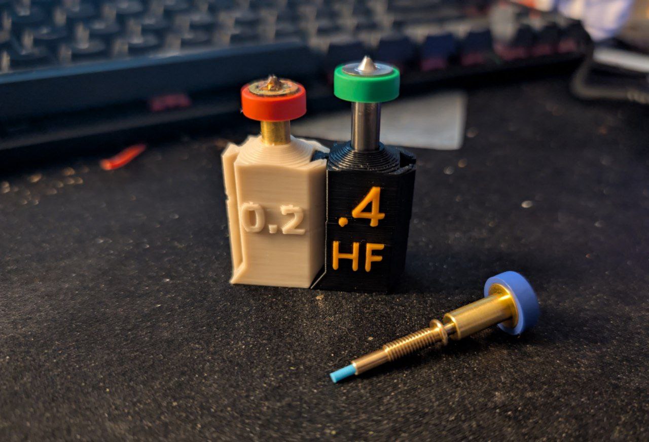 Revo Connect for Bambulab BIQU Panda Hotend Revo Nozzle 3D model thumbnail