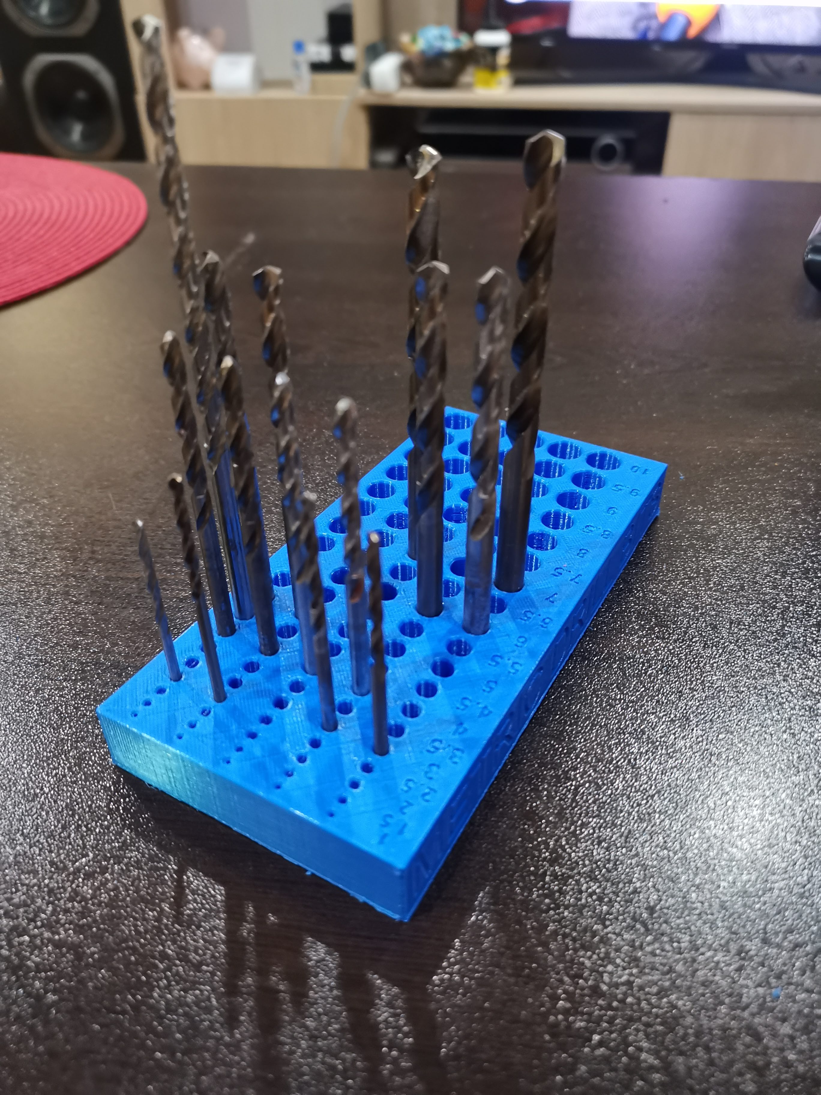 Metric drill bit's organizer v2.0 by Pako Download free STL model