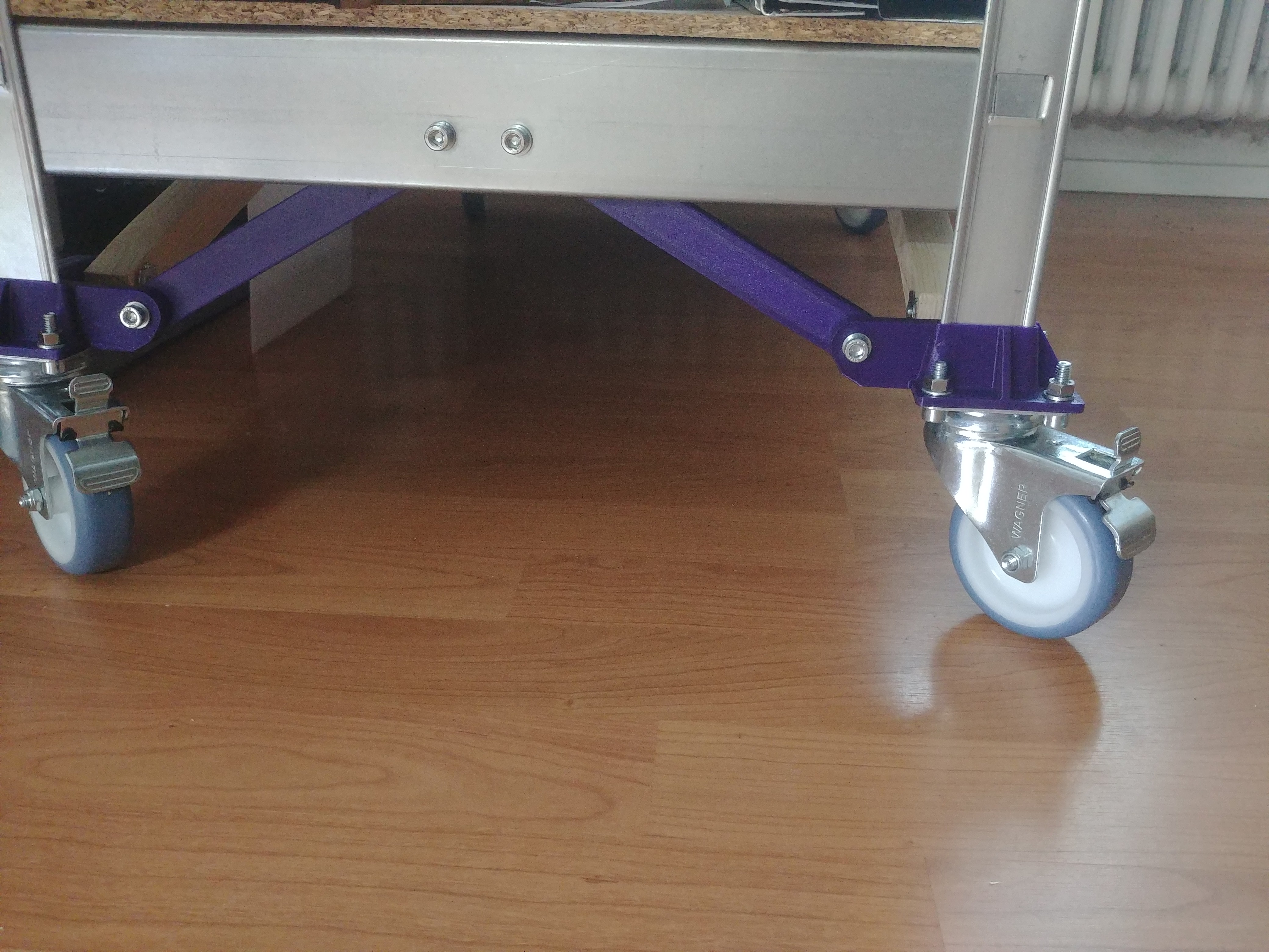 Steel Shelving Casters Upgrade