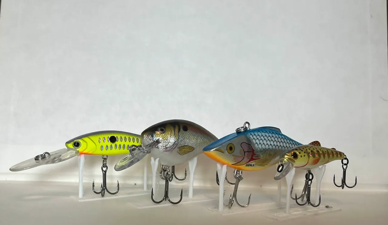 fishing lure display stand by baby bear mc | Download free STL model |  Printables.com