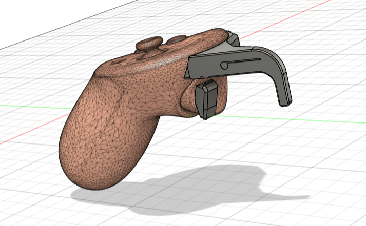 Trigger guard + trigger for Meta Quest 3