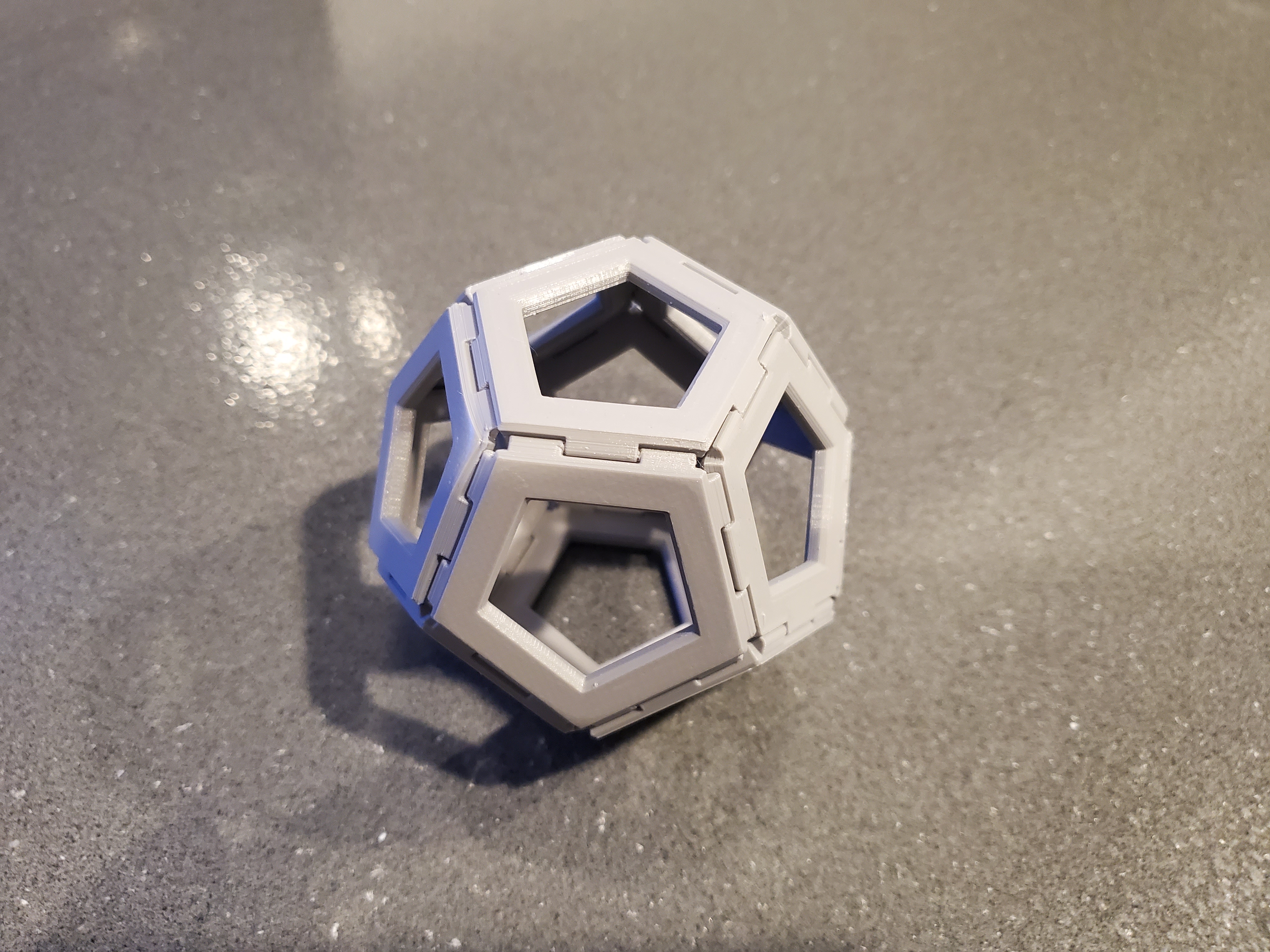 Print and snap Dodecahedron
