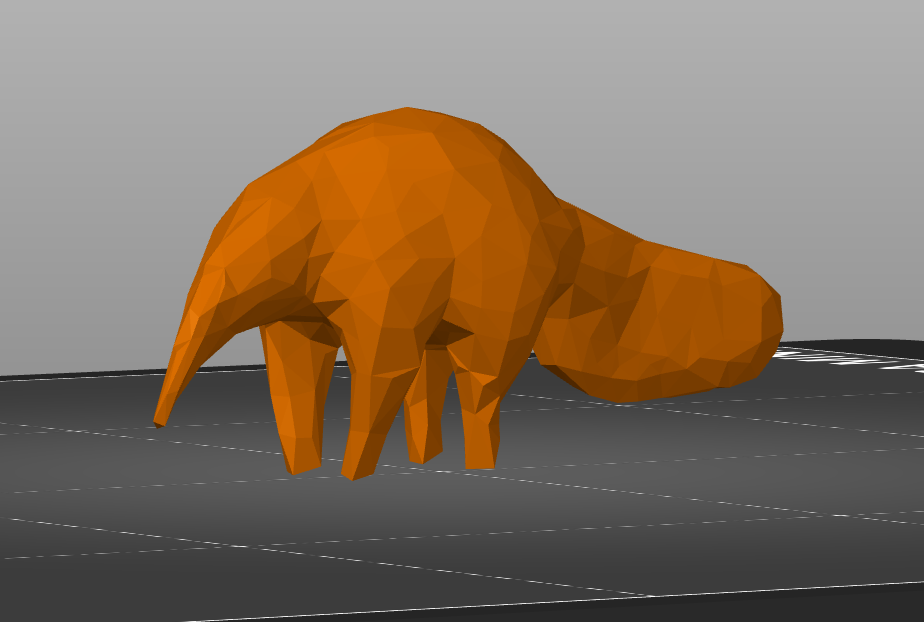 Low Poly Anteater