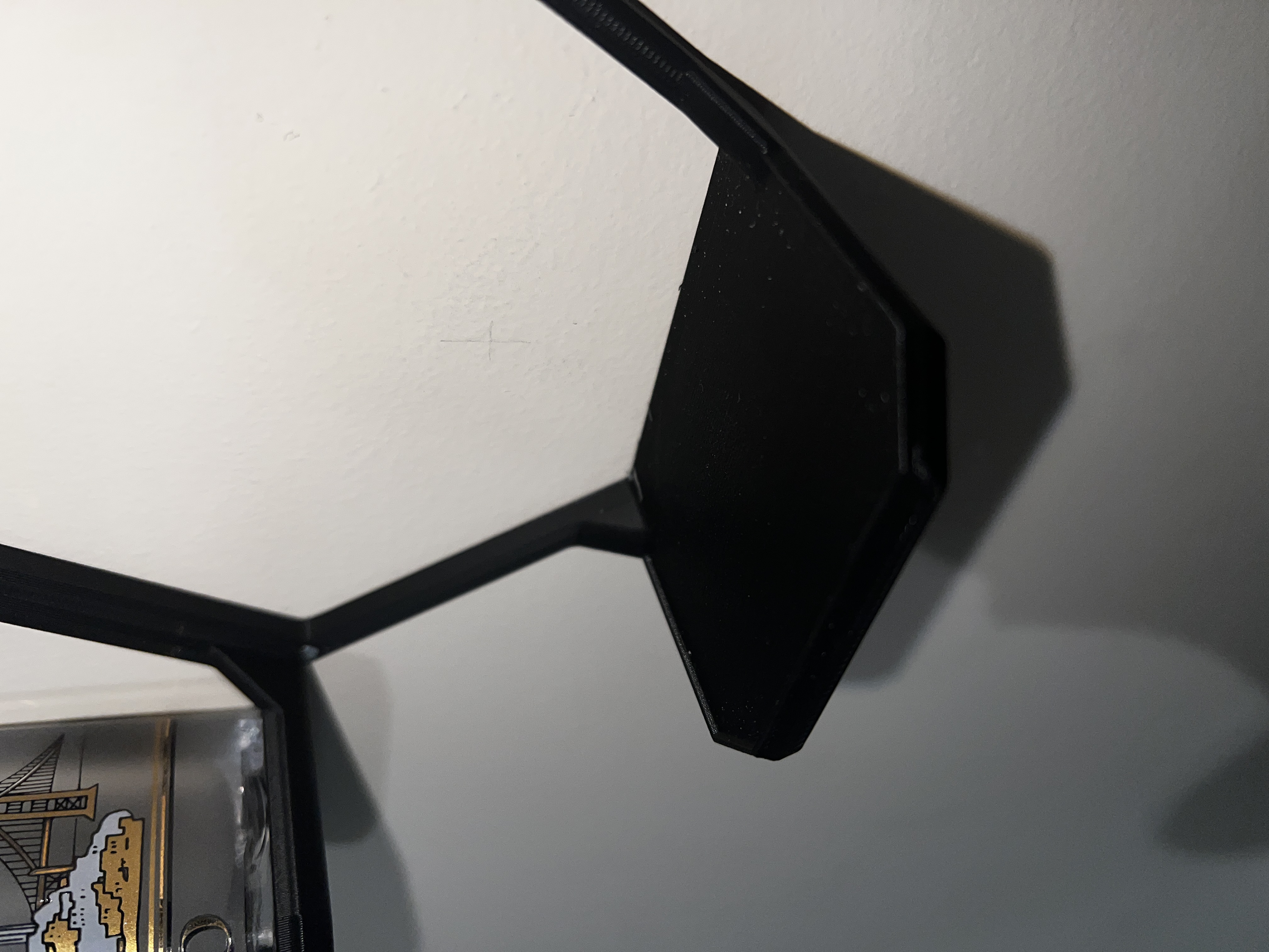 Remixed Shelved Section with Outer Barrier for Wall Display Shelf