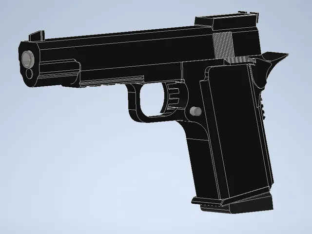 Colt 1911 airsoft gun (non-functional)