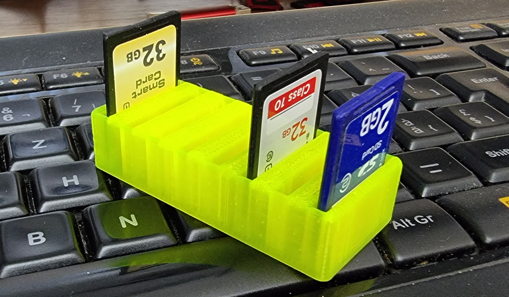 Simply store 8 SD-cards :)