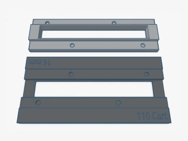 110 Film Holder for Flatbed Scanner - Short