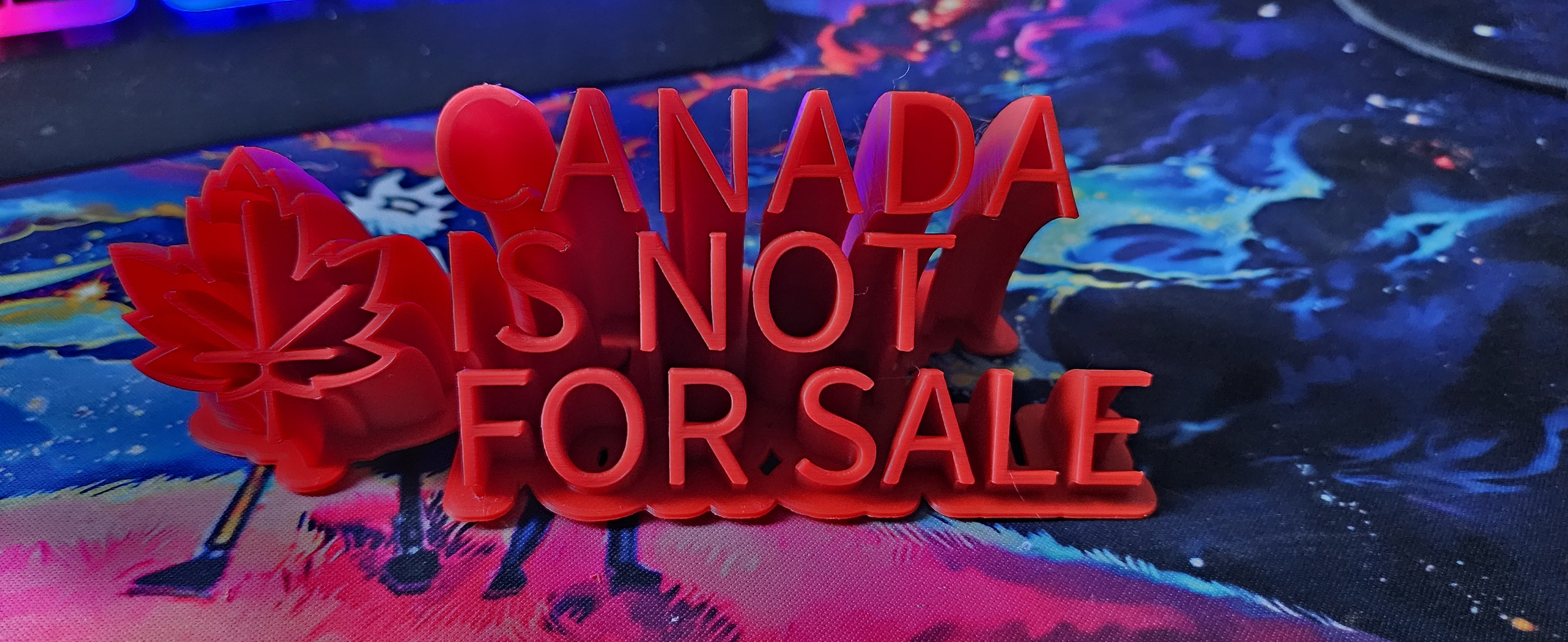 Canada is not for sale 3D model thumbnail