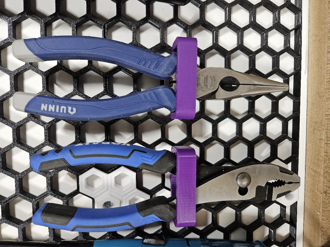 Honeycomb Storage Wall (HSW) Pliers Holder