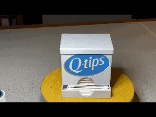 Q-Tip Dispenser (remodelled with Logo)