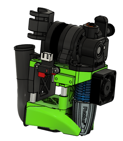 Microlight print head for Rat Rig V-Core 3/3.1 printers