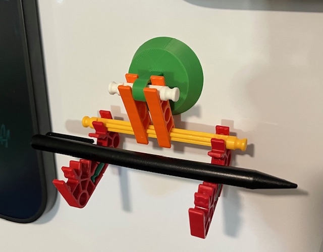 Fridge Magnet with Loop (configurable in OpenSCAD)