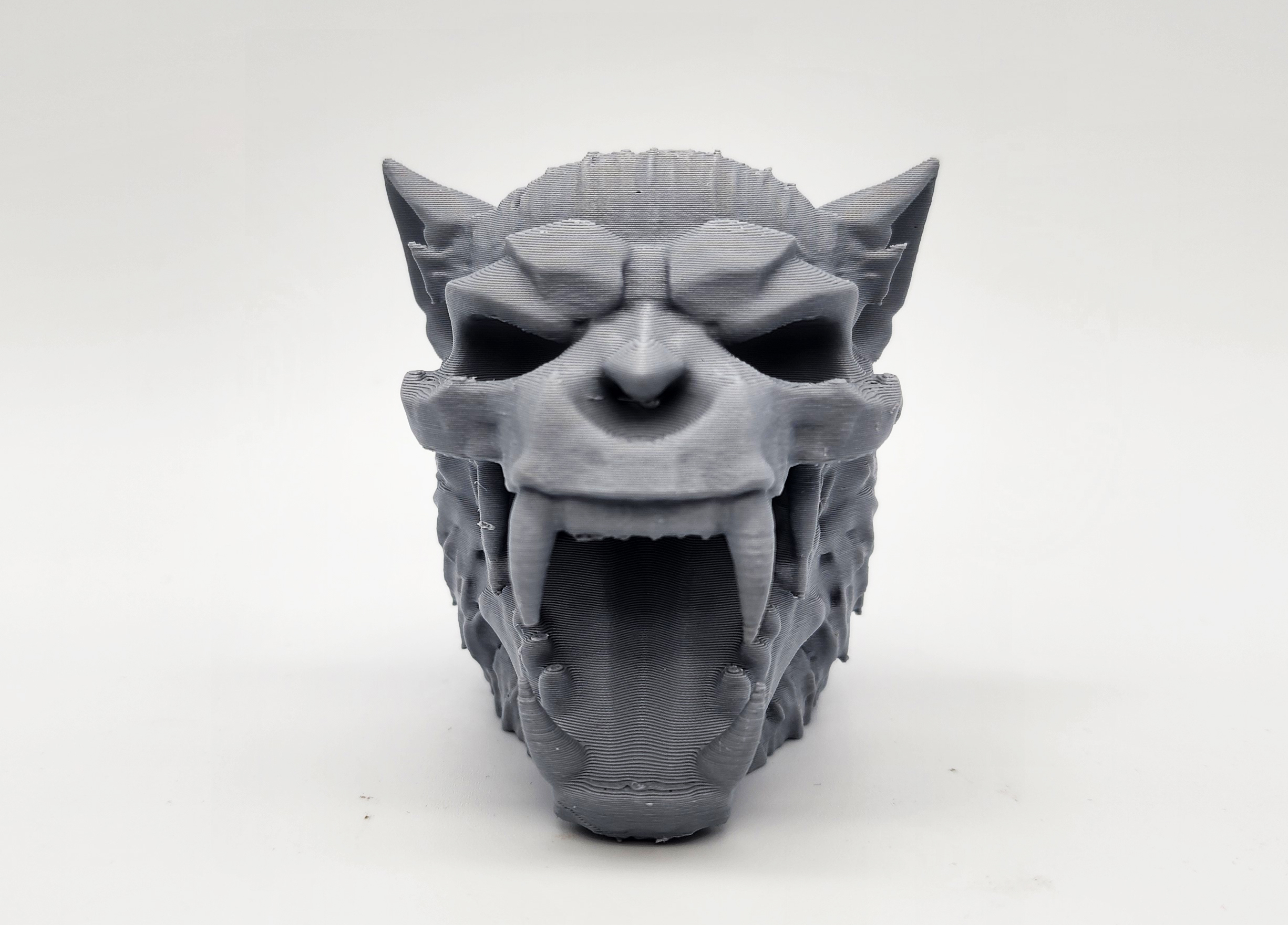 Miniatura 2 do modelo 3D Werewolf Skull