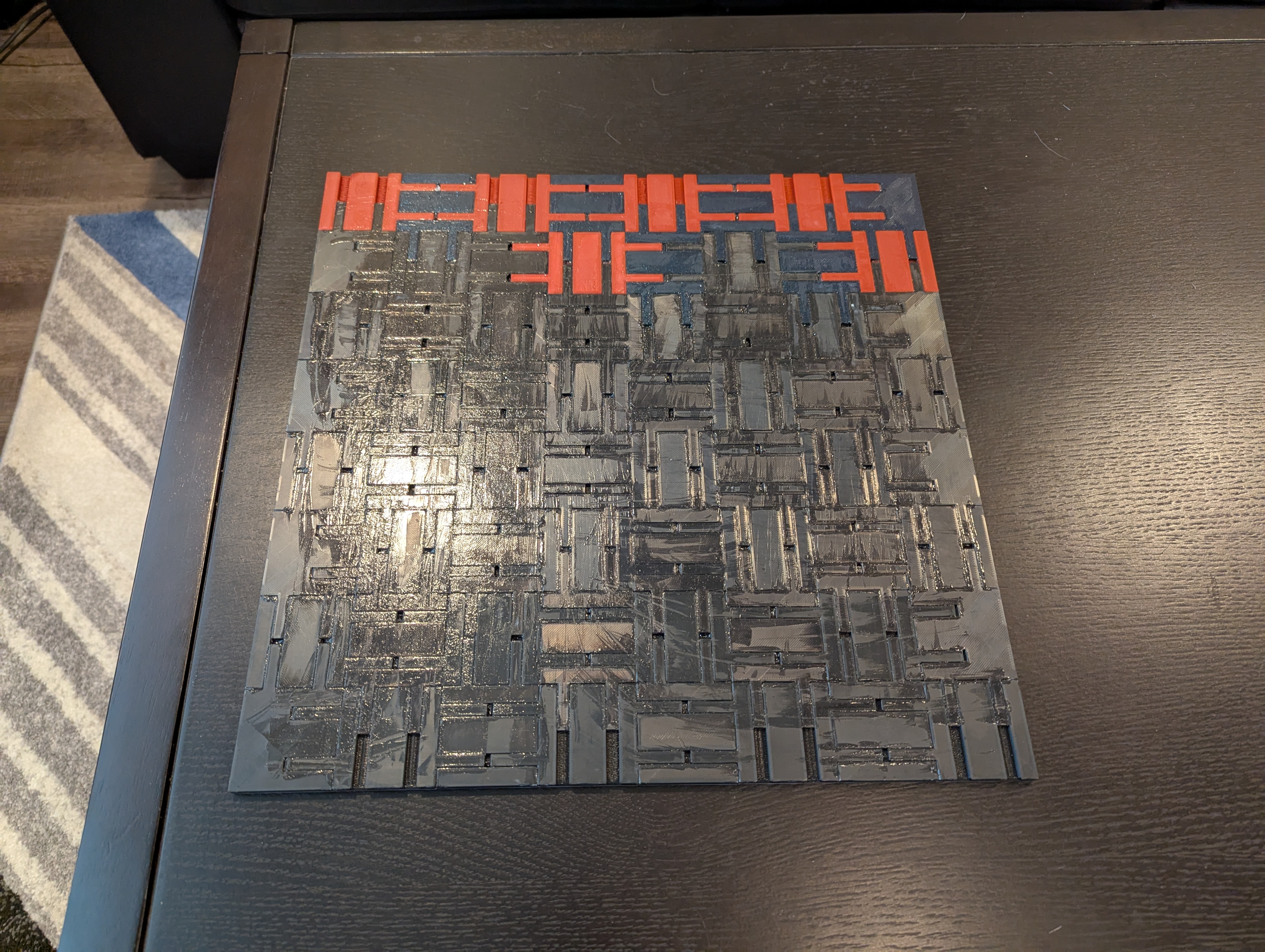 Chessboard, Base, and Spiral Chess Pieces - Modular Construction — miniatura 6