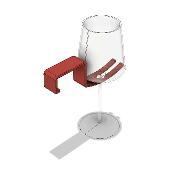 IKEA POÄNG Armchair Wine Glas Holder