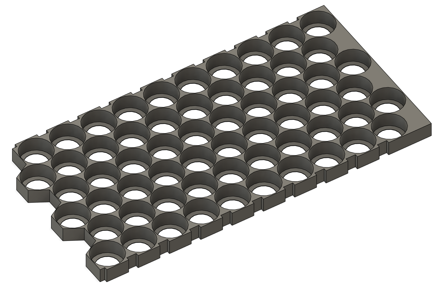 20s6p 21700 Cellholder 21,2 Cell Diameter 0.2mm/0,4mm Nozzle