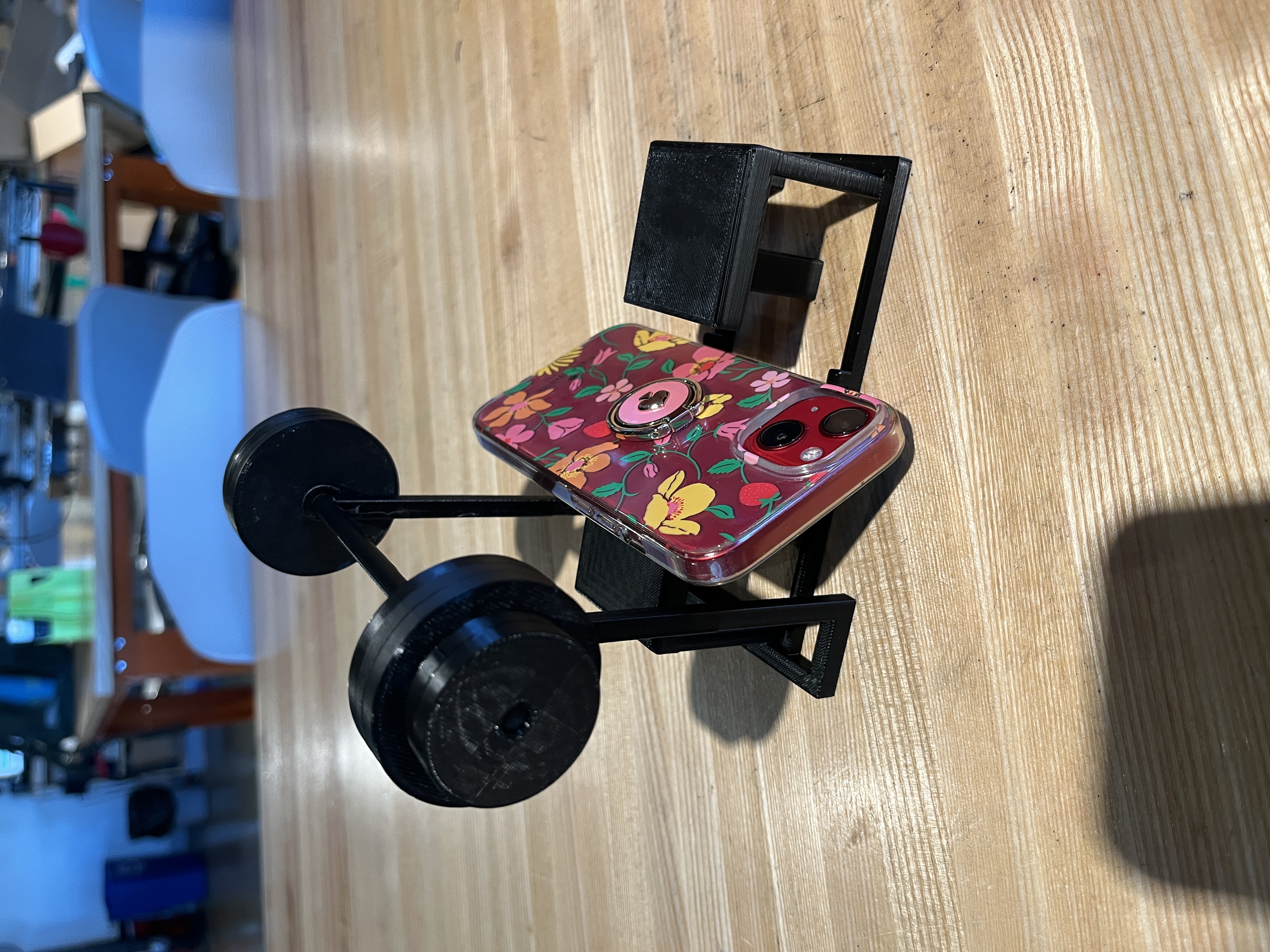 Bench Press Phone Holder
