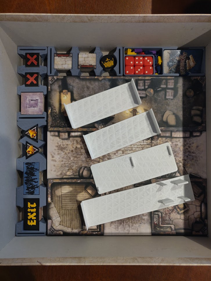 Zombicide Black Plague Box Bottom Organization