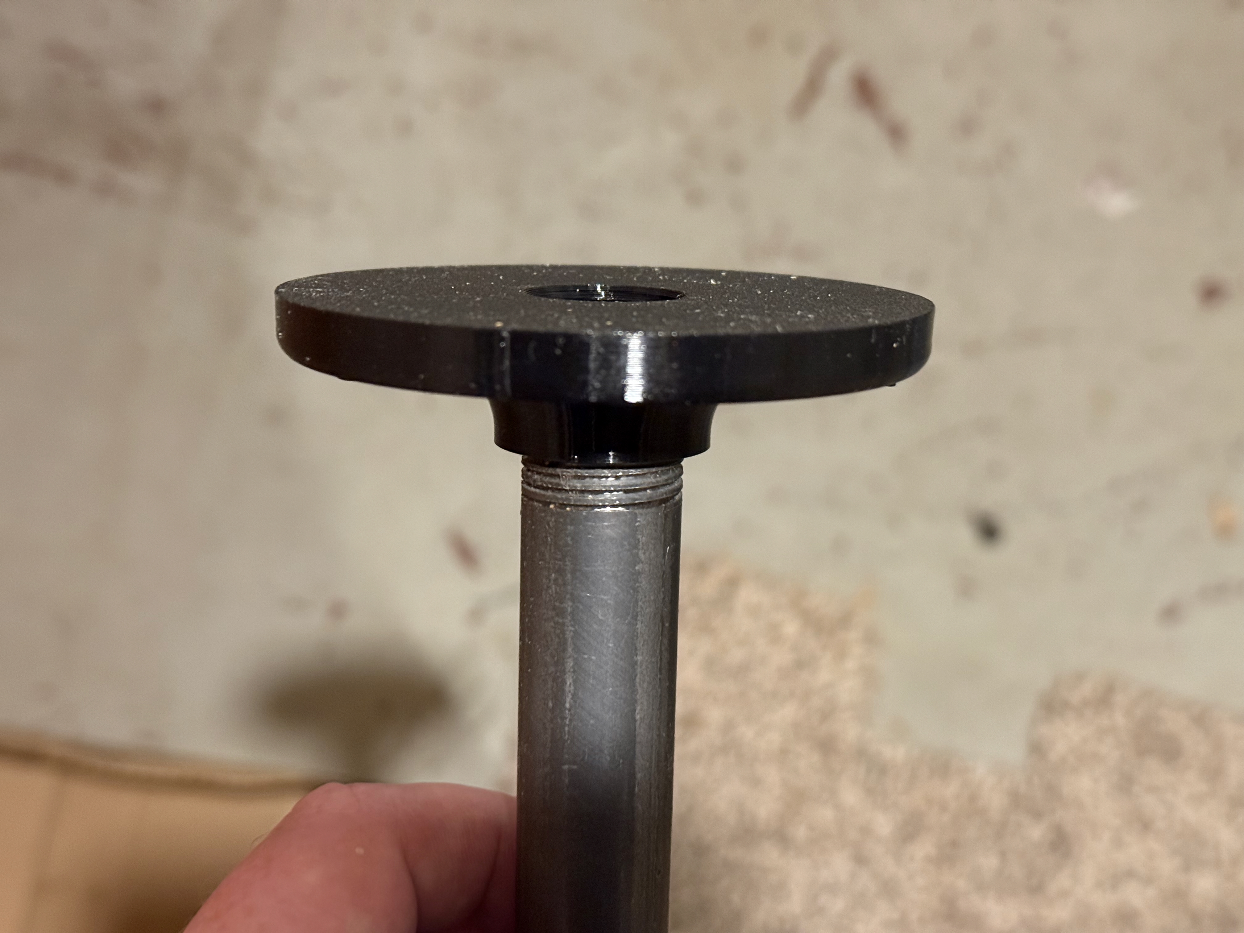 1/2 "NPT Piçin boru flanşı (Sadece Plastik Aparattır!!!)