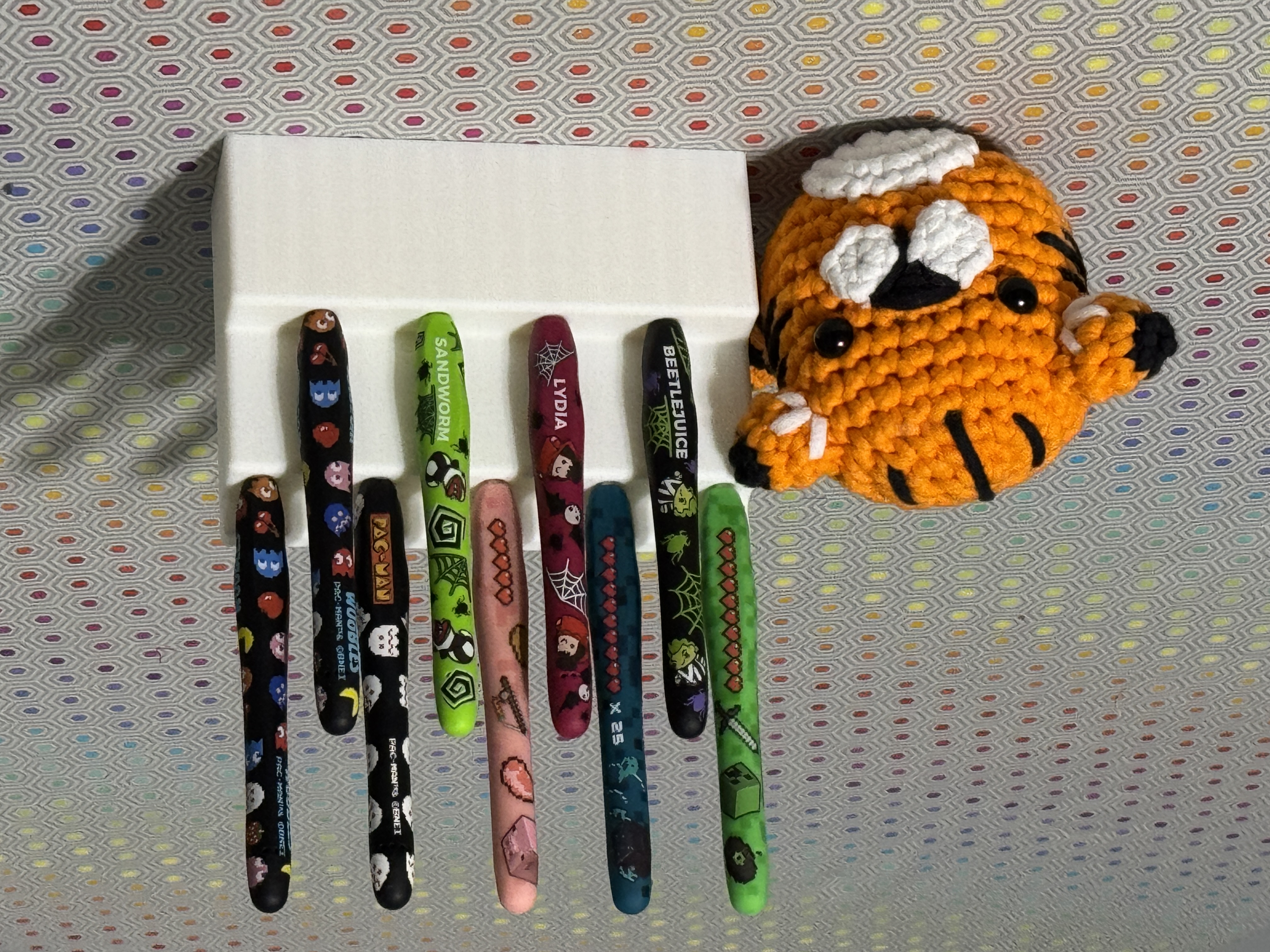 Woobles crochet hook stand