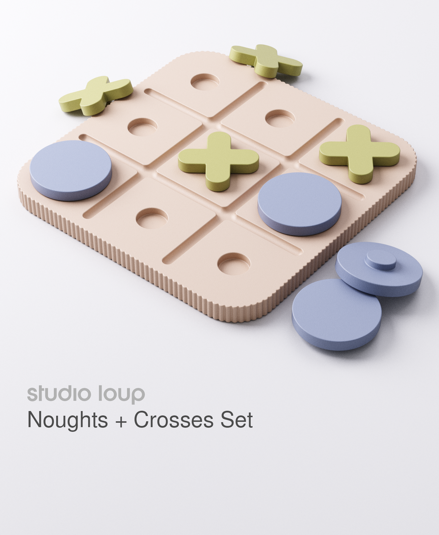 Noughts + Crosses Set (3 different boards included)