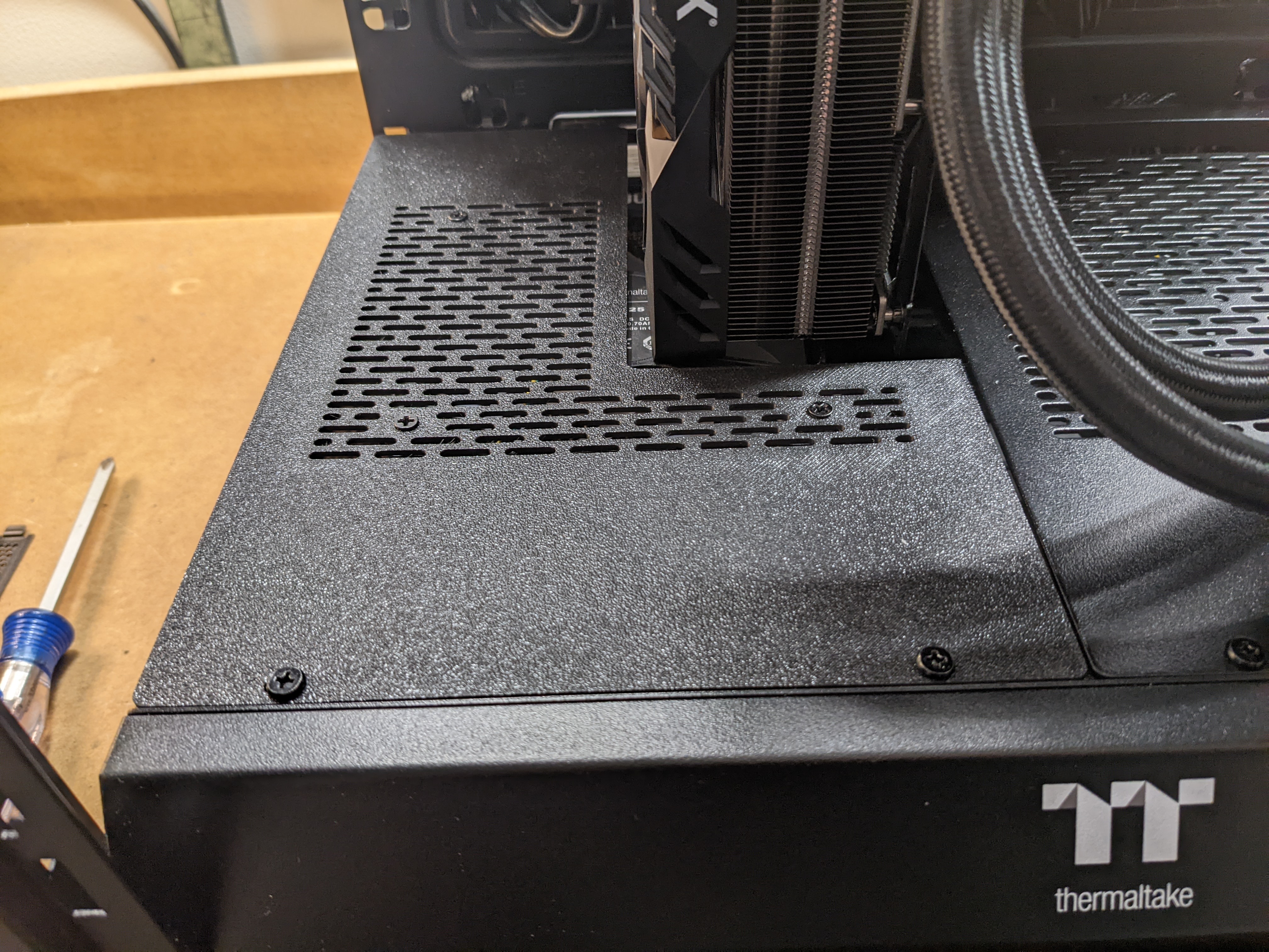Tower 500 plate for GPU 3D model