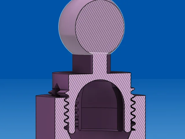 Auto Phone Mount Adapter (Ball joint and Nut)