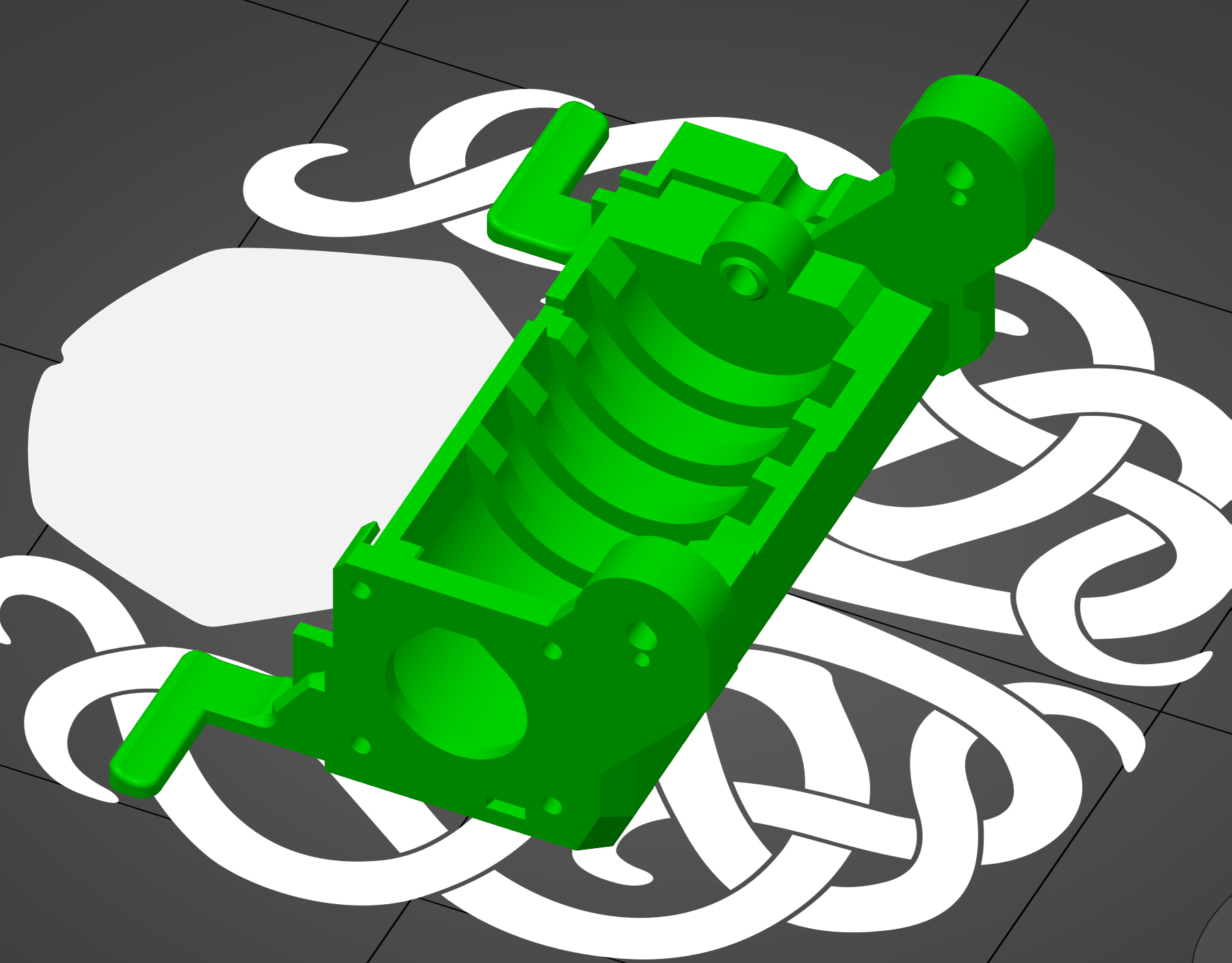 Upgraded electronics cover for tooless MMU3 MOD/upgrade