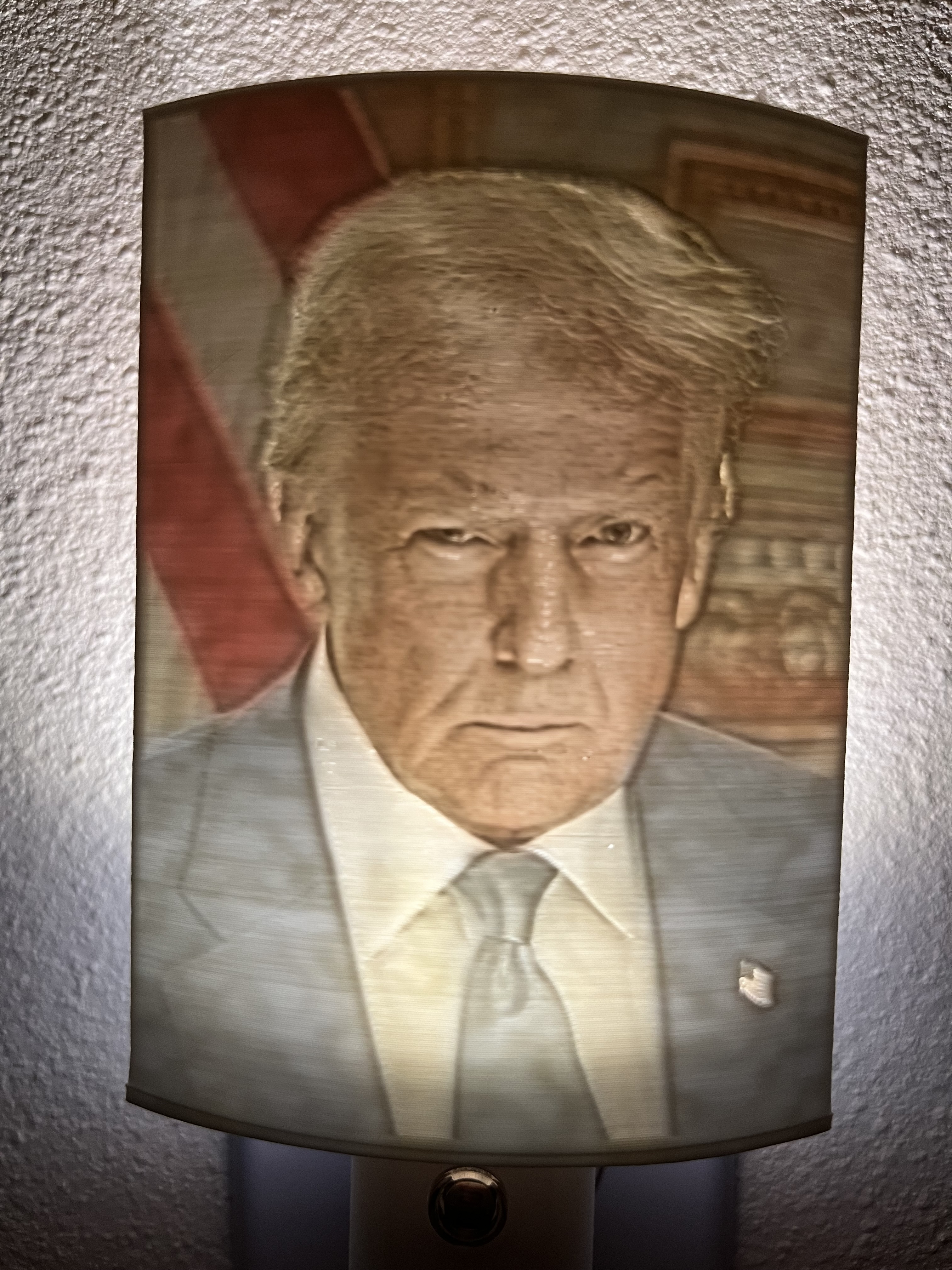 Trump 47 Portrait Lithophane