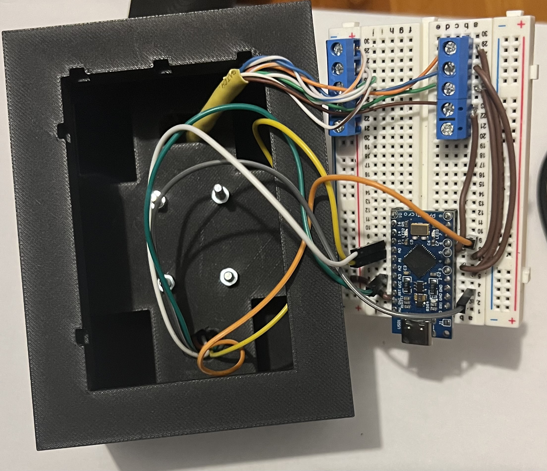 Diy F-16C Viper flight stick for Arduino mini — miniatura 3