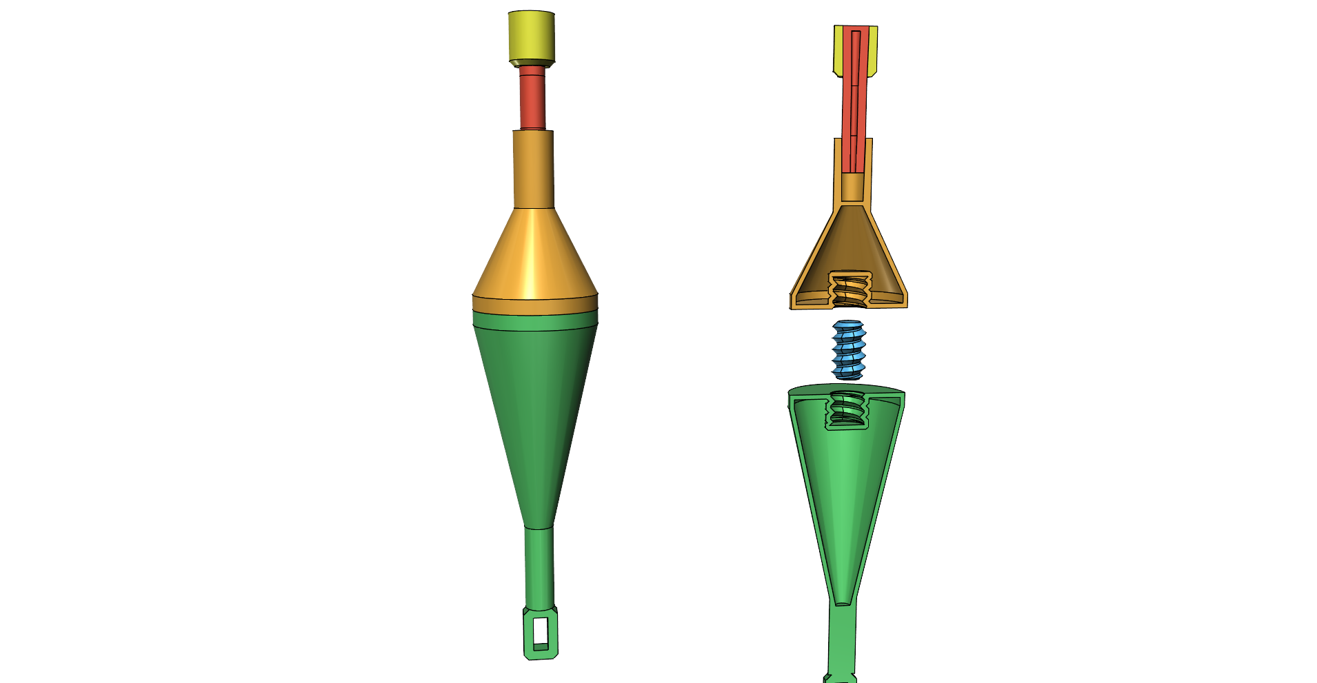 Fishing Float bobber, more versions easy print without support, tested