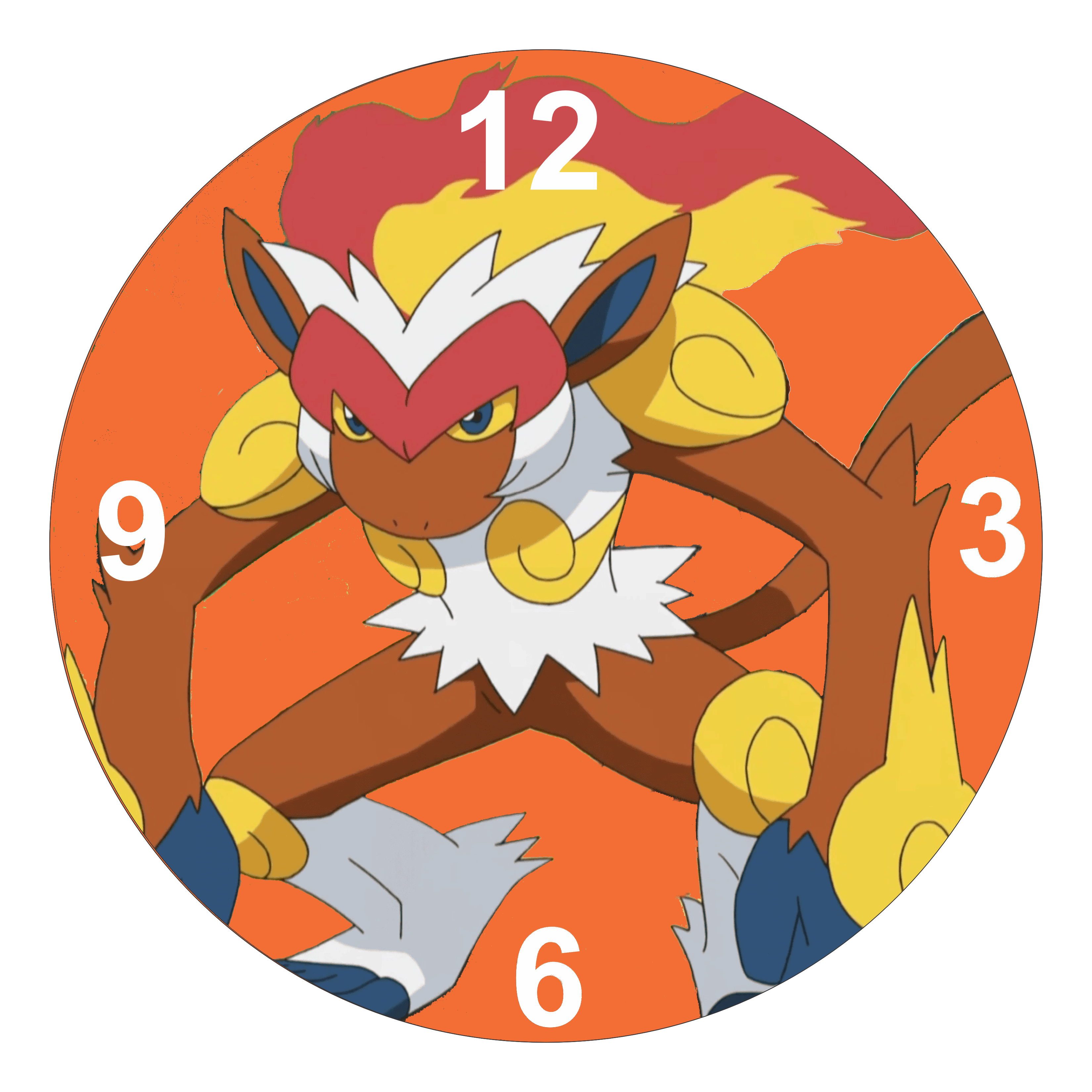 Infernape Clock — miniatura 2