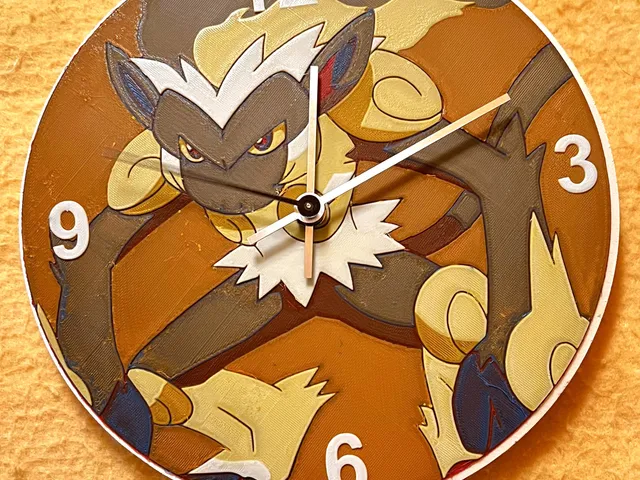 Infernape Clock