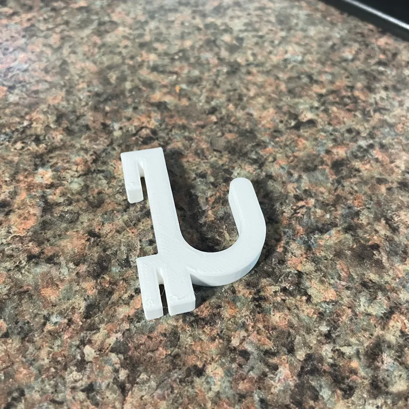 Custom Shelf Hook for Keyhole Shelves 3D Printed 