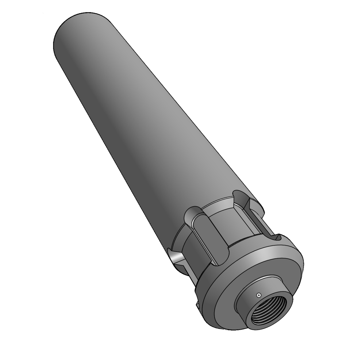 Airsoft Russian R43 9mm Supressor Replica