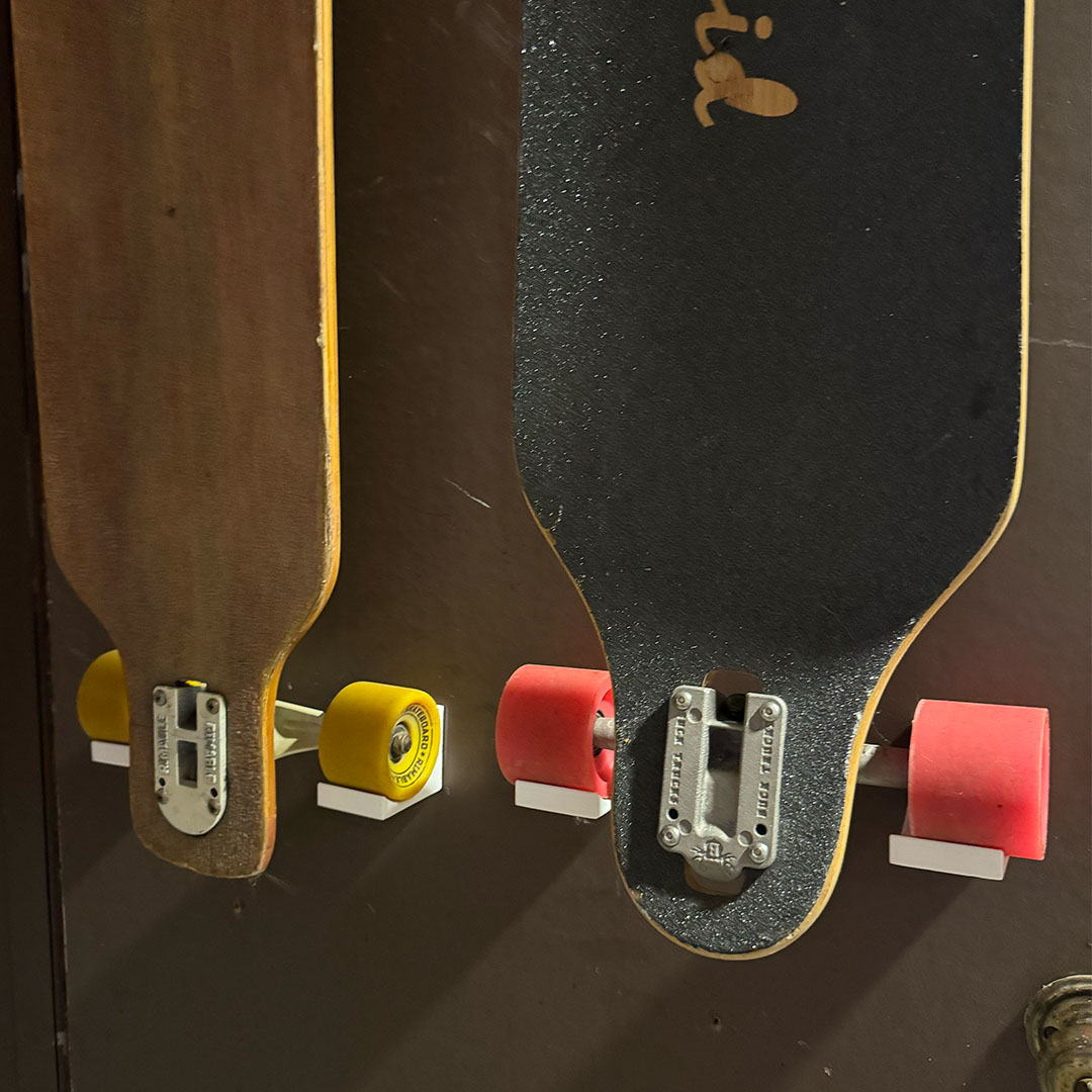 Extra Supports for 70mm Longboard Wall Holder