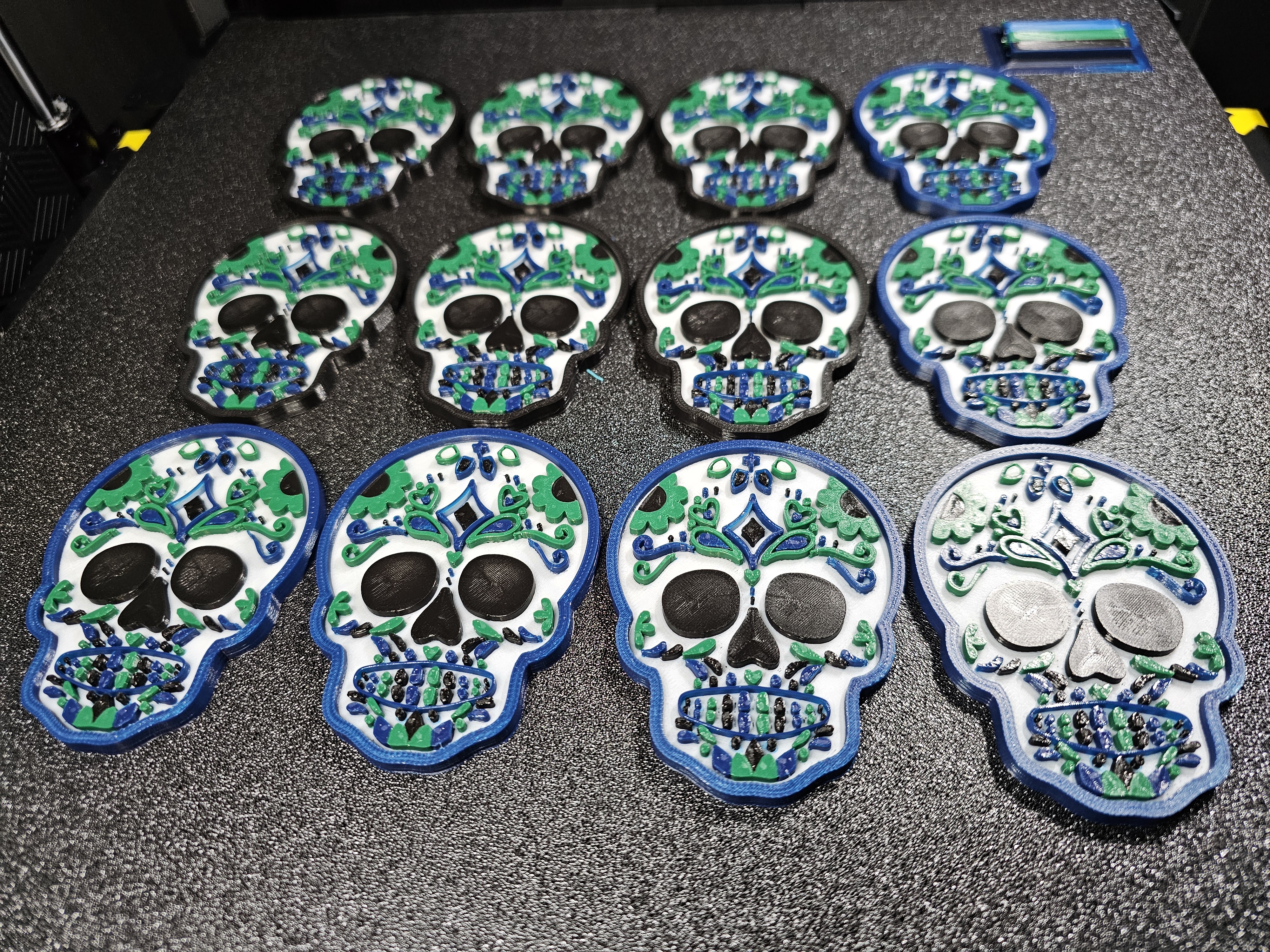 Sugar Skull Refrigerator Magnet