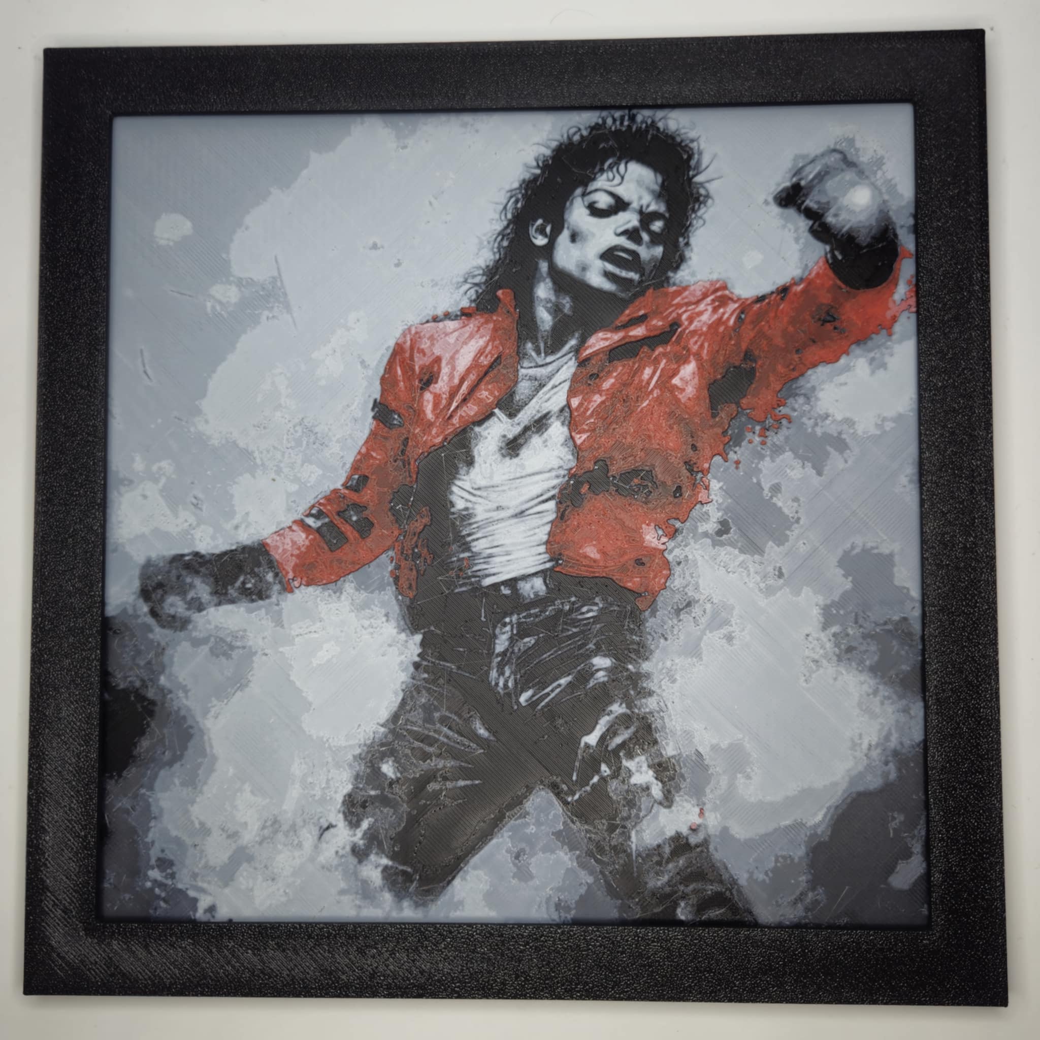 Miniatura 2 do modelo 3D Michael Jackson Hueforge