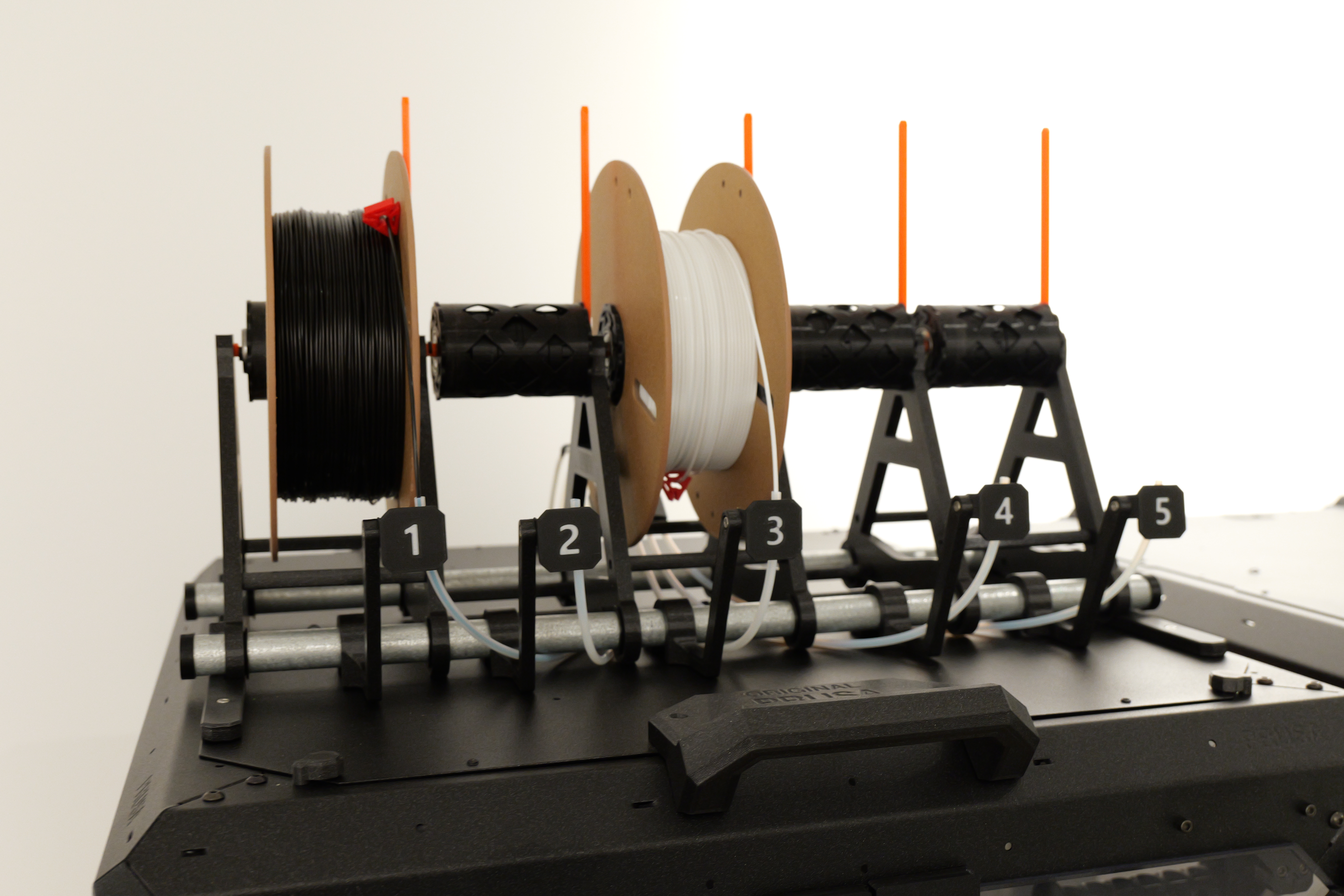 MMU3 Auto Rewinder mount for the Prusa enclosure, to use without drybox