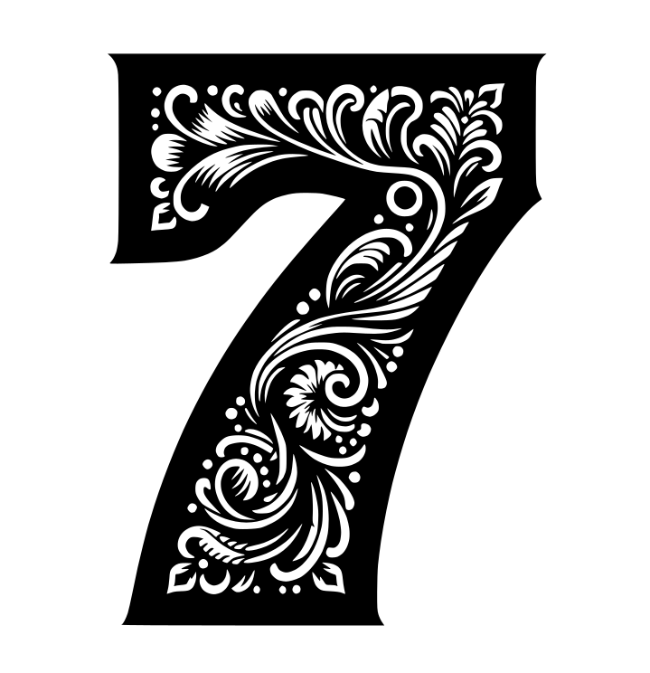 Ornamental number 7 (1)