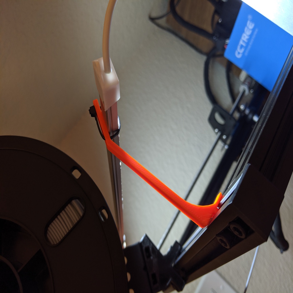 Ender3 or 2020 Minimalist LED Light Bar Holder by TallDonkey