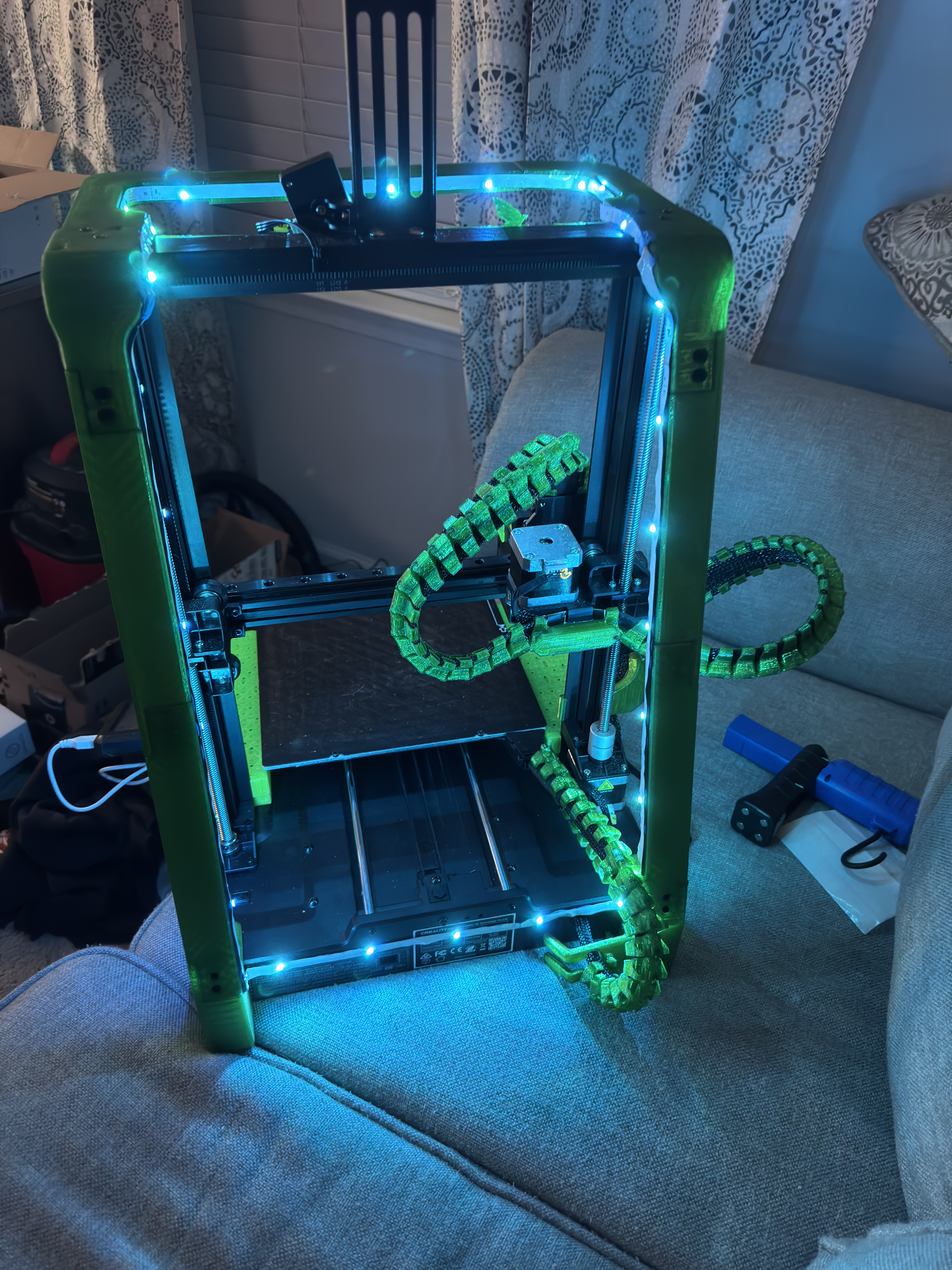 Ender 3 v3 KE Lightbar and Gantry Combo - Trivious Edition 3D model thumbnail
