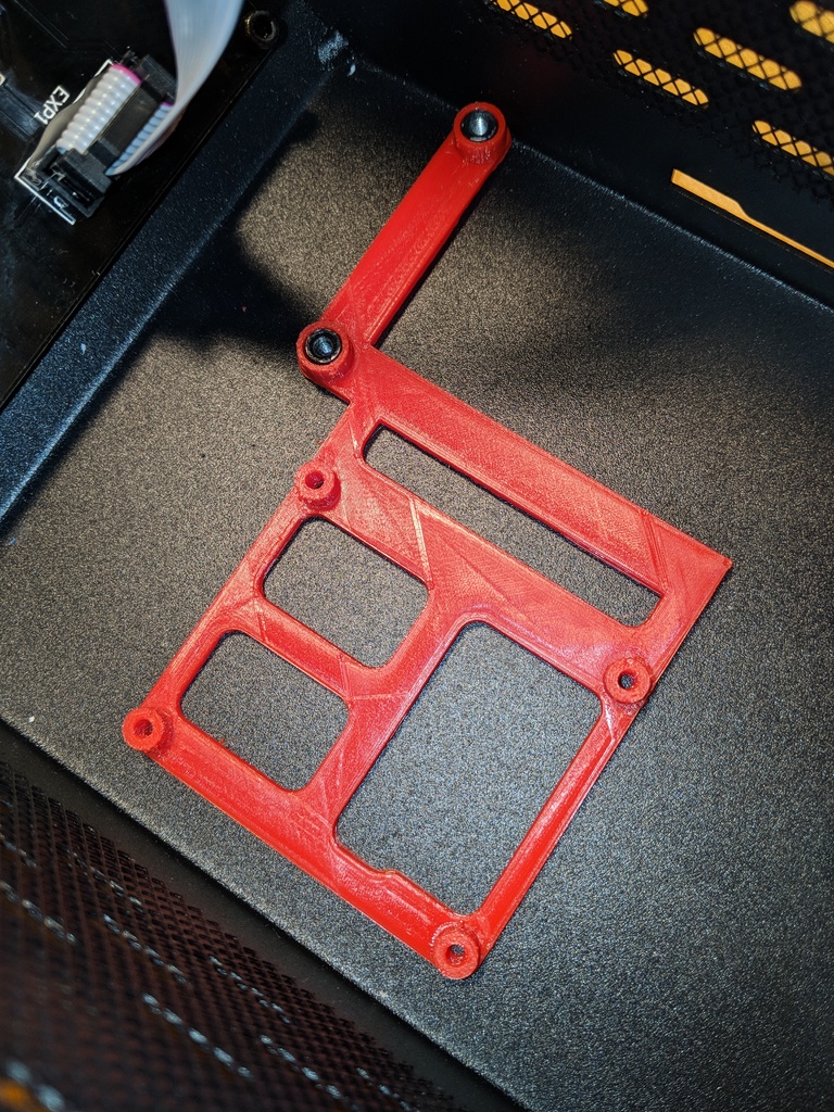 Shorter (Z Axis - 6mm) MOSFET Mounting Bracket for Monoprice Maker Select V2.1, Cocoon Create, Wanhao i3