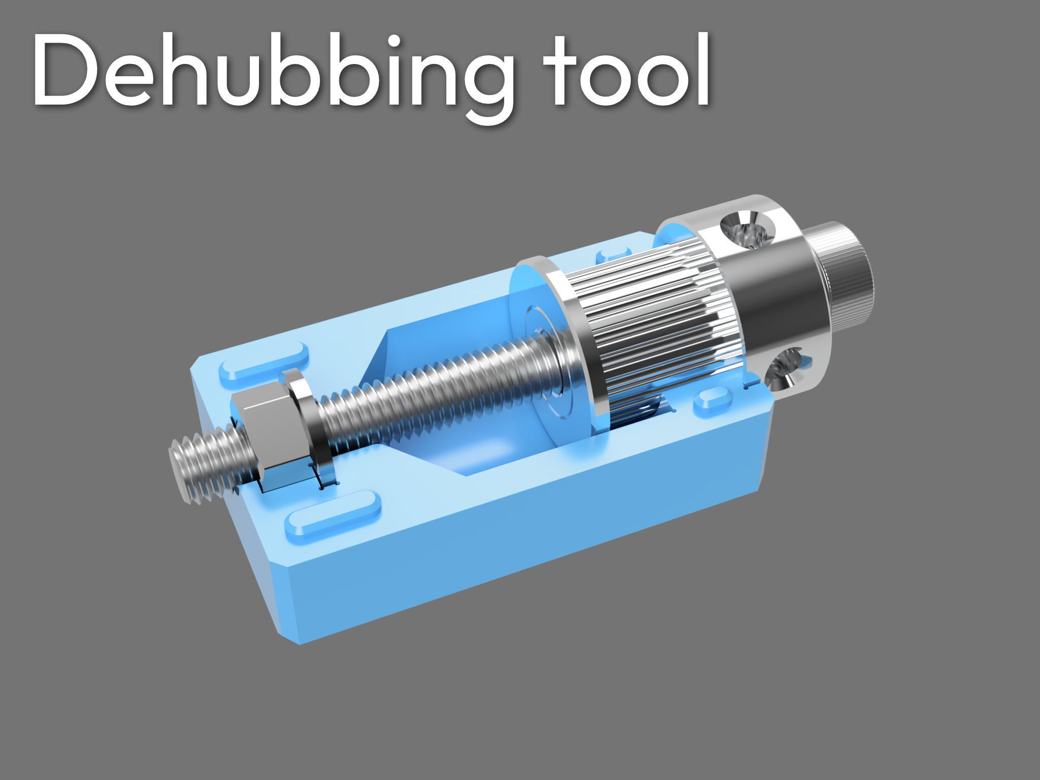 Voron/Monolith pulley dehubbing tool