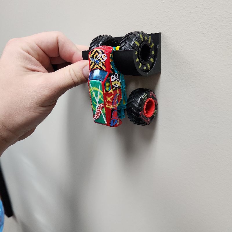 Hot Wheels Monster Truck Wall Hanger by Collingall | Download free STL ...