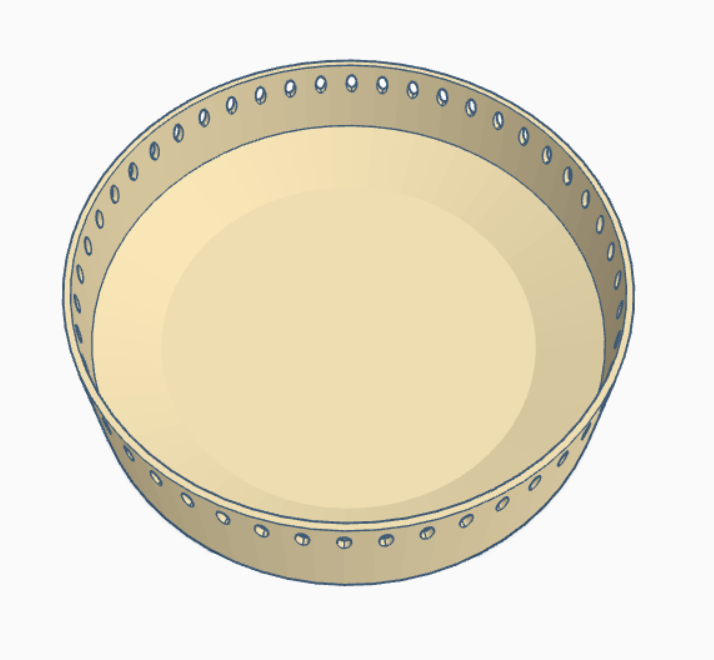 Round bottom plates for crochet baskets (bases)