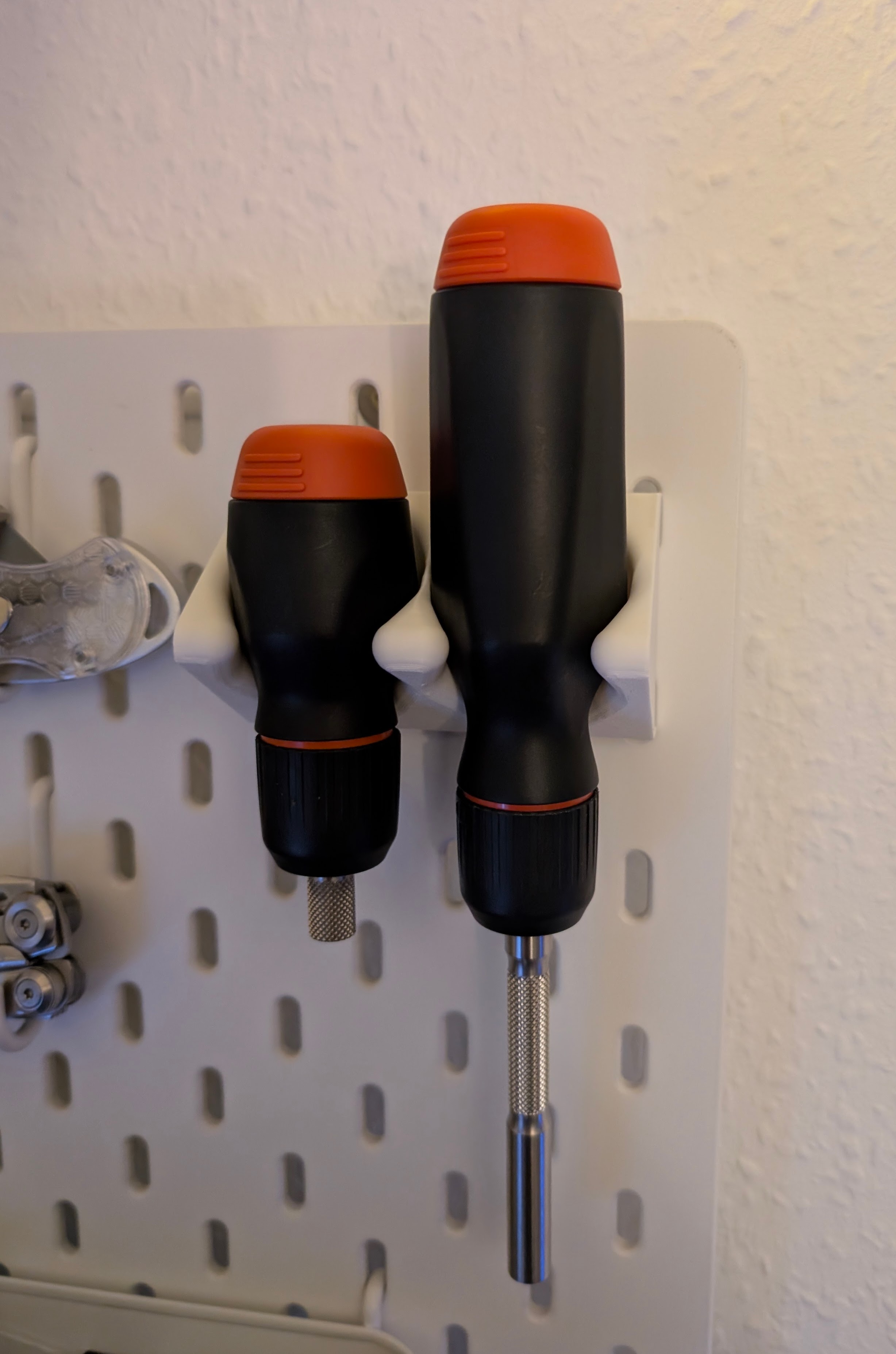 Double LTT Screwdriver IKEA Skadis Mount Remix using T-Nuts Mounting System