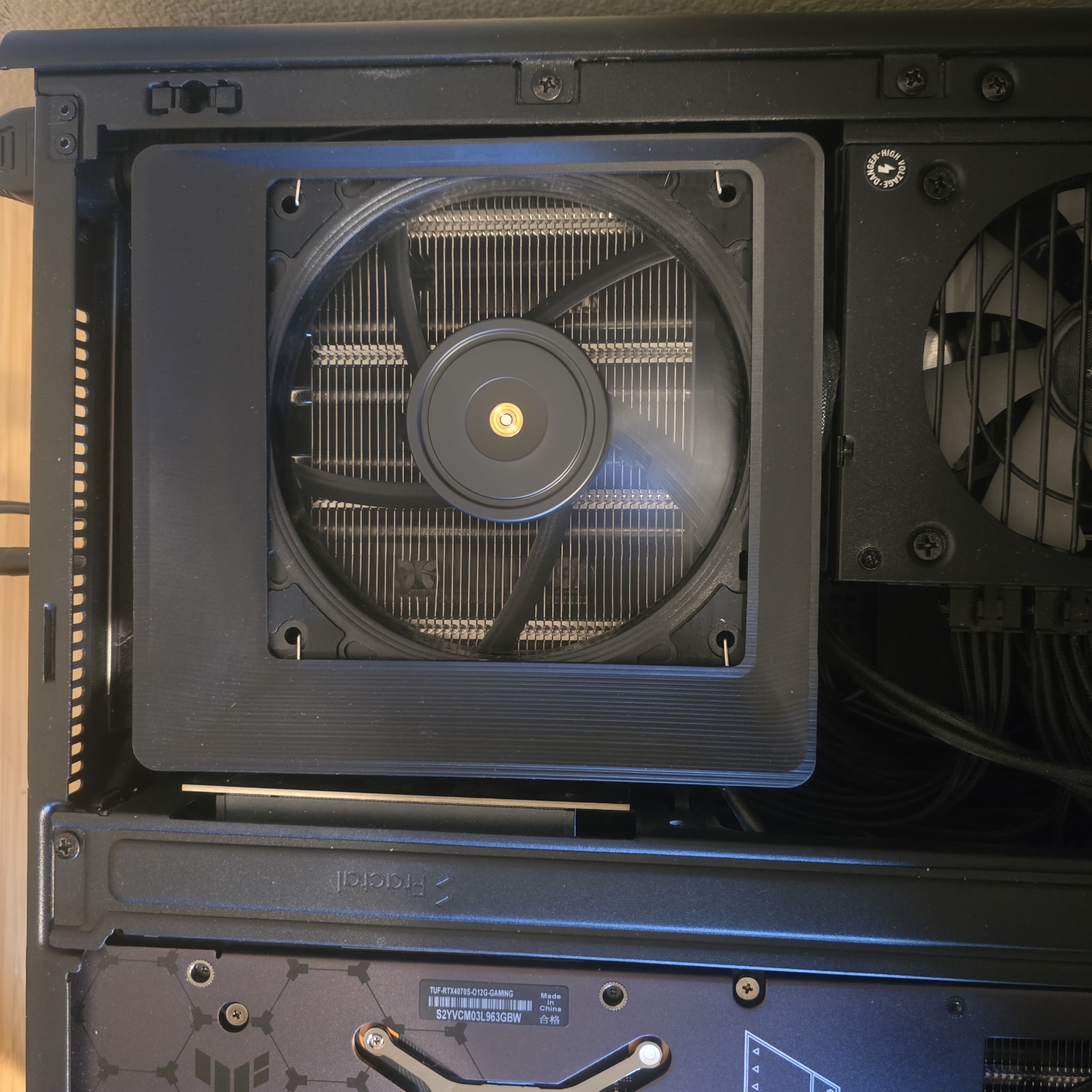 Fan Duct for AXP120-X67 and Fractal Ridge