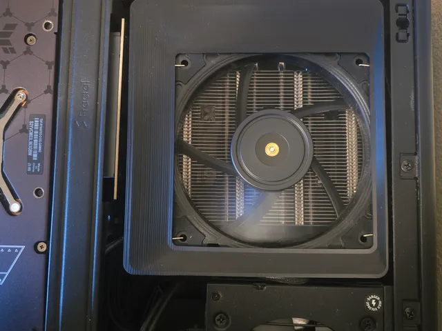 Fan Duct for AXP120-X67 and Fractal Ridge