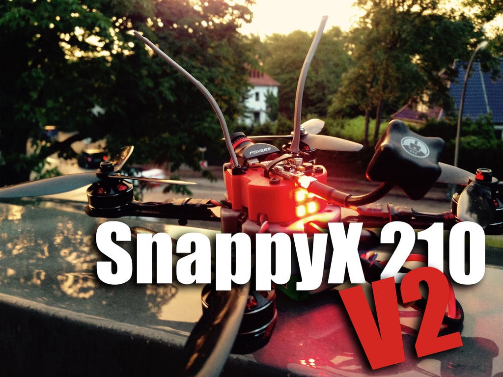 SnappyX 210 V2 X-Frame for ZMR 250 Arms